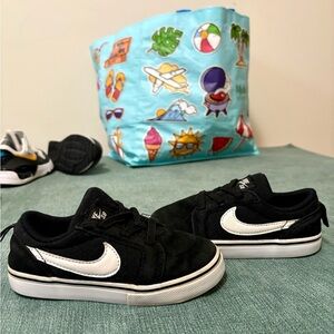 Nike Black and White Kids Sneakers